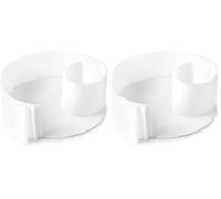 IBILI - Papel Antiadherente Precortado para Molde Redondo de 20 cms, Set de 12 bases + 12 laterales (Paquete de 2)