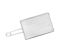 IBILI Parrilla Doble para Kokotxas - 30x20x1 cm - Acero Inoxidable 18%