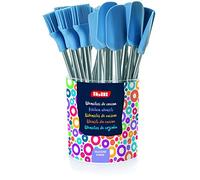 IBILI Pastry Brush and Spatula Set 24 Pieces, Stainless Steel, Multi-Colour, 30 x 30 x 20 cm