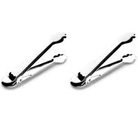 IBILI - Pinza De Hielo Con Abridor de Botellas, Acero Inoxidable, 19 cms (Paquete de 2)