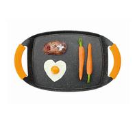 Ibili Plancha de Asar Lisa Cocina Basic Stone 47x29 cm