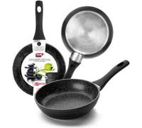 Ibili Sartén antiadherente de 28 cm, modelo PIER, fabricada en aluminio, apta para cocinas de inducción, con revestimiento antiadherente
