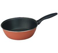 IBILI - Sarten honda new orange, 26 cms, Acero esmaltado vitrificado, Antiadherente, Apta para induccion