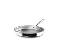 IBILI - Sarten para Pescado tricapa triply Natural, 34 x 23 cms, Acero inoxidable, Apto para induccion, sin antiadherente