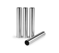 IBILI Set 4 Cream Roll Mould, Stainless Steel, Metallic, 25 x 13 x 2 cm