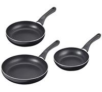IBILI - Set de 3 sartenes inducta, 18 + 20 + 24 cms, Aluminio, Antiadherente, Apto para induccion