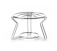 Ibili Soporte para quemador, acero inoxidable, plateado, 16 x 16 x 15 cm