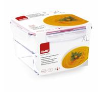 Ibili Fiambrera XL Borosilicato 3000 ml para sopas y purés con cierre de silicona