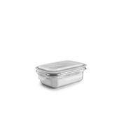 IBILI - Táper Rectangular Keepklin 600 Ml, Acero Inoxidable, Apto para Microondas, tapa hermetica