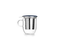 Ibili - Taza de té con filtro y tapa - Borosilicato - 350 ml