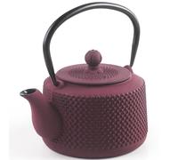 IBILI - Tetera de Hierro Fundido 'Yunan' - Con Filtro de Acero Inoxidable - Capacidad: 0,8 L