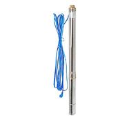 IBO 3Ti20 - Bomba sumergible para pozos profundos, 550 W, 75 mm, 3 pulgadas | 50 l/min, altura de extracción de 82 m, cable de 20 metros, para plantas de agua doméstica y jardín