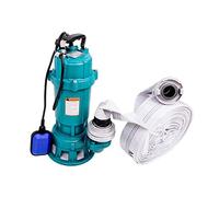 IBO - Bomba de Aguas Fecales, Bomba de Agua Sumergible (1500 W, Acoplamiento de 2 Pulgadas, Manguera de 30 m, Incluye Bomba de Aguas Residuales con Filtro de Combustible, Bomba de 1,5 kW)