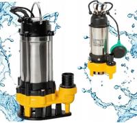 IBO, bomba sumergible WQF 550 - 550W - de acero inoxidable - para aguas sucias - con interruptor de flotador