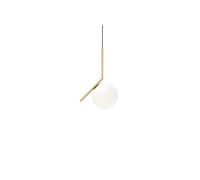 Flos Lámpara colgante IC lights S1 Latón pulido. opal