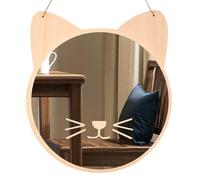 iCAGY Espejo de plástico para niños para pared, seguro, colgante, acrílico, sin vidrio
