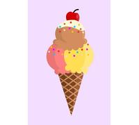 ICE CREAM CONE COMPOSITON NOTEBOOK: COMPOSITION NOTEBOOK