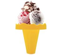 Ice Cream Holder - Diseño de prueba de , reutilizable para niños, material amigable, soporte para postres, soporte portátil antigoteo | Ice Pop Cone for Summer Picnic Travel Party School