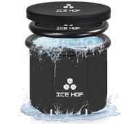 Ice Hof® Bañera Hielo Recuperación 400L | Nueva Versión Mejorada 2026 Extra Grande Ø80x80 cm | Cold Plunge Tub - Piscina de Hielo Inmersión Individual | Ice Bath Tub para Baños de Agua Fría