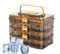 Ice Trays for Freezer with Lid 63-Hole Iced Cocktail Making