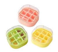 Ice Trays Freezer, Reusable Mold Set, Easy Release Push Bottom Ice Maker Tray, Flexible Silicone Container, for Whiskey, Beverage Jelly, Home, Kitchen, Apartment, Dorm Room