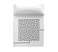 Icehome - colcha bouti estampado - gramaje 70 gramos - cama 180 - laberinth