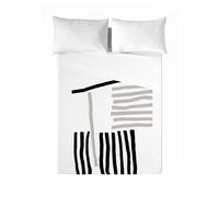 Icehome - juego de sábanas estampadas 2 piezas cama 90 - algodón extra suave - incluye sábana encimera + 1 funda de almohada - nexus