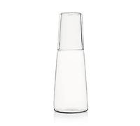 Ichendorf Milano 0.093598428 - Juego de agua de botella + vaso transparente, cristal