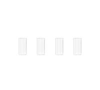 Ichendorf Milano - Juego de 4 bebidas largas, colección Octave, 45 cl, vidrio borosilicato, hecho a mano
