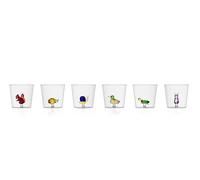 Ichendorf Milano - Juego de 6 vasos surtidos, colección Animal Farm, 35 cl, vidrio borosilicato, hecho a mano