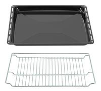ICQN Set Bandeja de Horno 46,5x37,5x3 cm + Rejilla