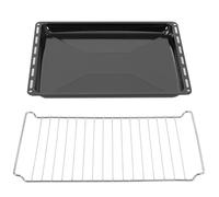 ICQN Set de Bandeja y Rejilla para Horno 44,5x37,5x3,5 cm