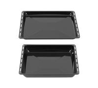 ICQN Set de Bandejas de Horno 44,5x37,5 cm Set de 2 Piezas 2,5 cm + 5 cm
