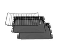 ICQN Set de Bandejas de Horno 44,5x37,5x2,5 cm + Rejilla