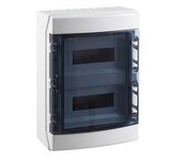IDE CDN24PT IP65 Cofret Estanco de Distribución Terminal, ABS, Precintable, Gris, 436mm x 310mm x 148mm
