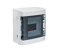 IDE CDN6PT IP65 Cofret Estanco de Distribución Terminal, ABS, Precintable, Gris, 231mm x 202mm x 113mm