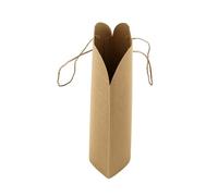 IDEA HOME Bolsas de Papel Kraft para Regalos 6 Piezas - Bolsas de Papel Ondulado - Bolsas Kraft con Asa para Fiesta, Cumpleaños, Navidad, Envolver Regalos, Bolsas de la Compra, 21 x 10 x 30 cm