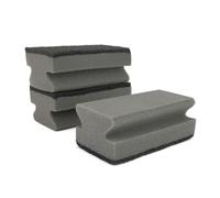 IDEA HOME Esponja Limpieza Parrilla Gris Negro Pack 3 Unidades Accesorio Cocina Exterior Gris Negro