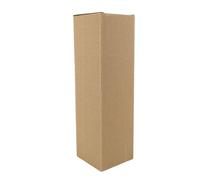 IDEA HOME set de 6 cajas para vino, WAVE Elegante caja para vino de papel kraft, diseño moderno, sistema click & go, caja para vino, embalaje de regalo para botella de vino
