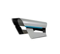Idea Mower garaje robot cortacésped Neo Targa - Custom Gardena Silver/Black/Blue - cubierta protectora resistente a la intemperie impermeable - 730×640×430 mm - panelado aluminio/plástico