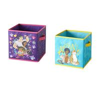Idea Nuova Disney Encanto Set of Two Spacious Collpasible Storage Cubes, 10"x10"