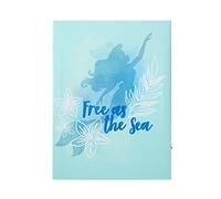 Idea Nuova Disney Little Mermaid Free as the Sea Canvas LED Wall Art,Childrens Wall Hanging Décor,11.5"x15.75"