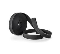 IdeaGenesis- Cinta Persiana 14 MM Ancho x 6 M Negra Enrollable Recambio Resistente Rollo Recogedor Cuerda Carrete Interior Tirantes Correa Duradera Repuesto Universal Facil Montaje (Negro, Cinta 14mm)