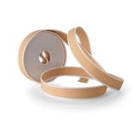 IdeaGenesis - Cinta Persiana 22 MM Ancho x 6 M Beig Enrollable Recambio Resistente Recogedor Cuerda Carrete Interior Tirantes Correa Duradera Repuesto Universal Facil Montaje (Beig/Blanco, Cinta 22mm)