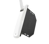 IdeaGenesis - Recogedor Persiana Empotrado Frente Aluminio Blanco Cinta 20 mm x 5 m Carrete Enrrollable Mecanismo Muelle Sistema Polea Recambio de Cajetin Compacto Universal (Blanco, Cinta 20 mm)