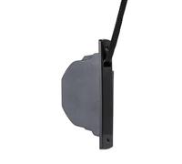 IdeaGenesis - Recogedor Persiana Extra Plano para carpintería de PVC sin pivote. Enrollador persiana para embutir o empotrar en obra. Sistema Universal Resistente. (Negro Cinta Negra, Cinta 16mm)