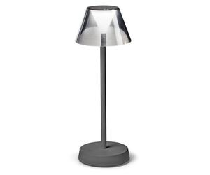 Ideal Lux 286730 LOLITA, lámpara de mesa LED para exteriores, V345mm, 2,8W, 200/30lm, 3000K, gris