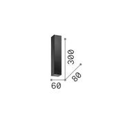 Ideal Lux aplique de pared Sky metal dorado altura 30 cm arriba/abajo