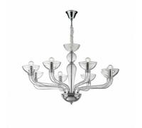 Ideal Lux Casanova SP8 Transparent Classic 8 Light Araña de luces