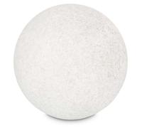 Ideal Lux Doris pt1 d78, iluminación para exteriores, color blanco, material: plástico, grado de protección IP44, clase II, montaje en el suelo